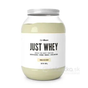 GymBeam Proteín Just Whey proteínový prášok, príchuť vanilková zmrzlina 1000g