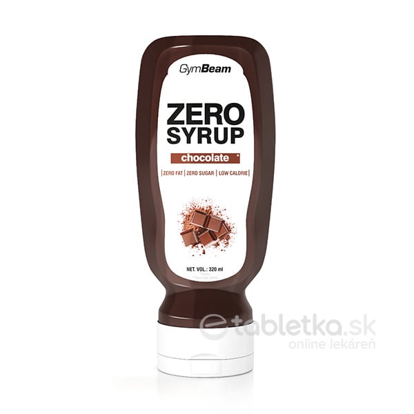 E-shop GymBeam ZERO SYRUP príchuť čokoláda 320ml
