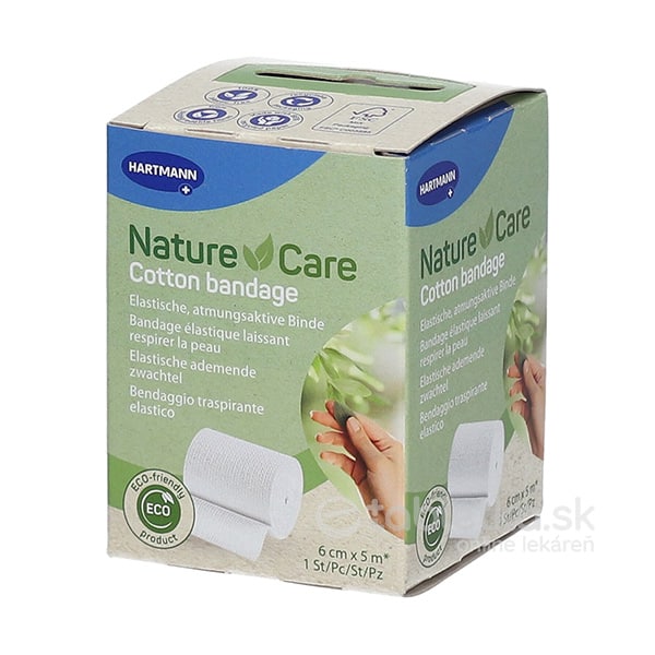 E-shop Hartmann Nature Care Cotton bandage elastický obväz 6cm x 5m