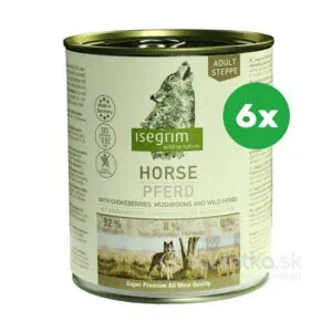 Isegrim Dog Adult Mono Horse konzerva pre psy 6x800g