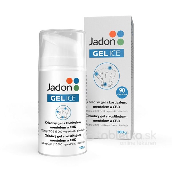 E-shop Jadon GEL ICE chladivý gél s kostihojom, mentolom a CBD 100g