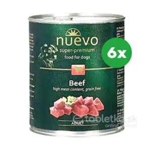 Nuevo Dog Adult Beef konzerva pre psy 6x800g