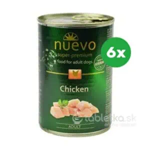 Nuevo Dog Adult Chicken konzerva pre psy 6x400g