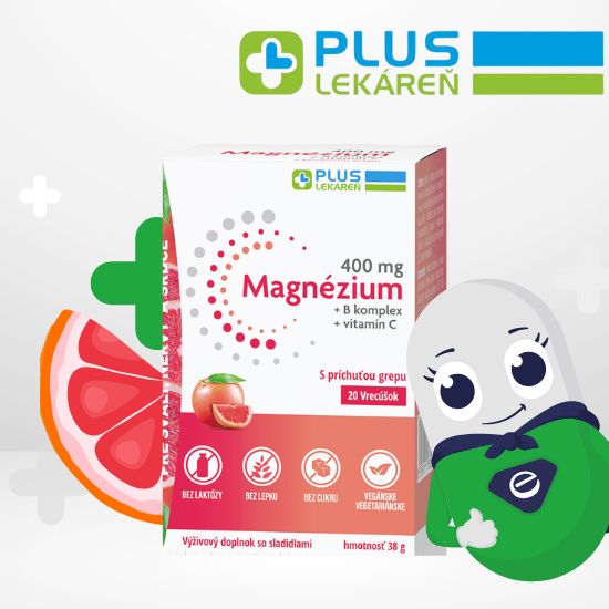 Príjemný doplnok PLUS LEKÁREŇ s príchuťou grapefruitu