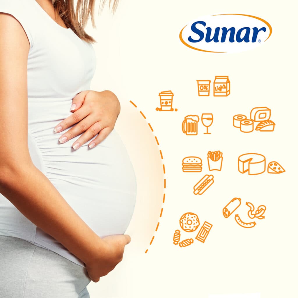 Sunar Gravimilk pre ženy v rôznych štádiách tehotenstva a materstva
