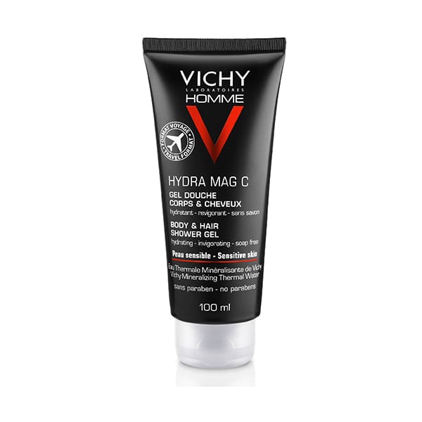 Vichy Homme MAG C Hydratačný povzbudzujúci sprchový gél na telo a vlasy 100 ml