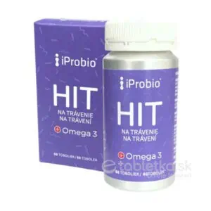 iProbio HIT na trávenie +Omega 3 60cps