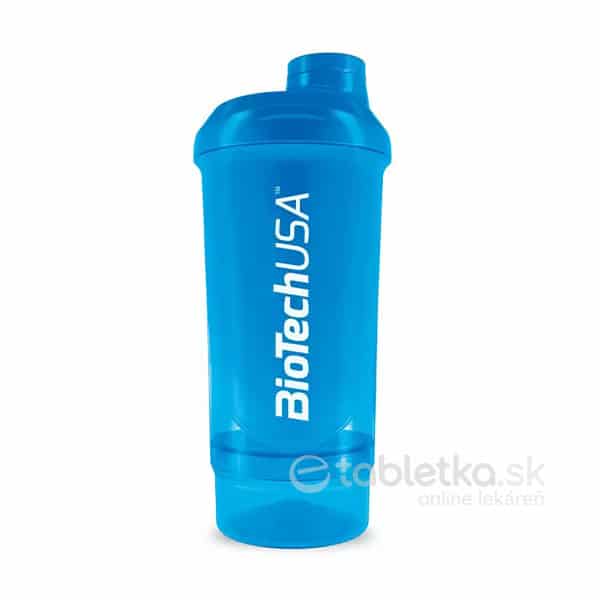 BioTechUSA Šejker Compact modrý 500ml + 150ml