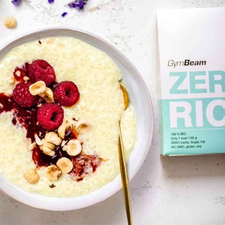 Chutné vegánske sladké jedlo s produktom BIO Zero Rice