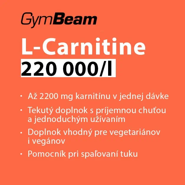 Čo obsahuje dávka tekutého doplnku L-Carnitine