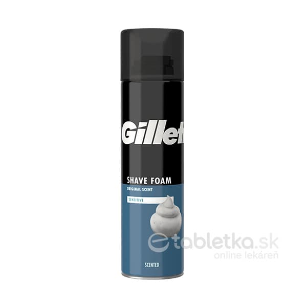 Gillette Classic Sensitive pena na holenie 200ml