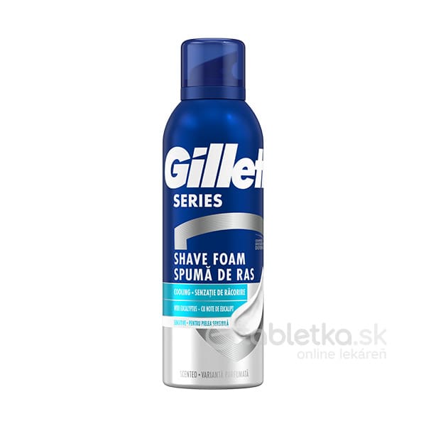 Gillette Series Chladivá pena na holenie s eukalyptom 200ml