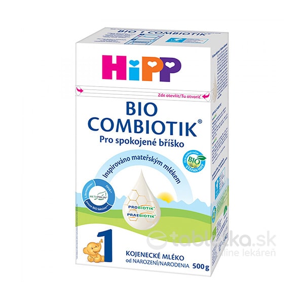 HiPP 1 Bio Combiotik dojčenská výživa od narodenia (inov.2023) 500g