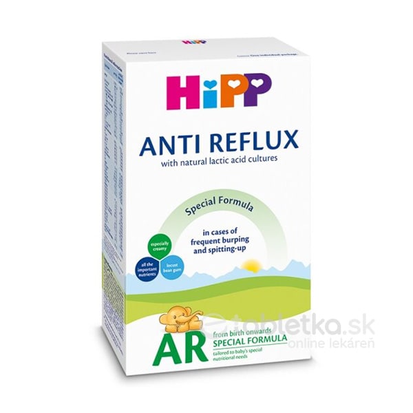 E-shop HiPP ANTI-REFLUX AR špeciálna dojčenská výživa (od narodenia) 300g