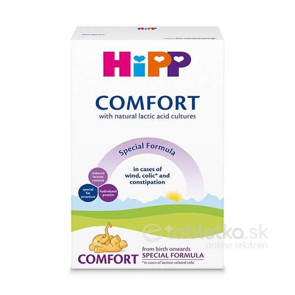 E-shop HiPP COMFORT špeciálna dojčenská výživa (od narodenia) 300g
