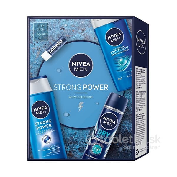 E-shop Nivea Men Strong Power darčeková kazeta
