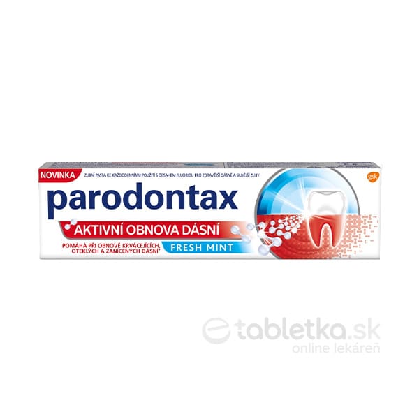 E-shop Parodontax Aktívna obnova ďasien FRESH MINT zubná pasta 75ml