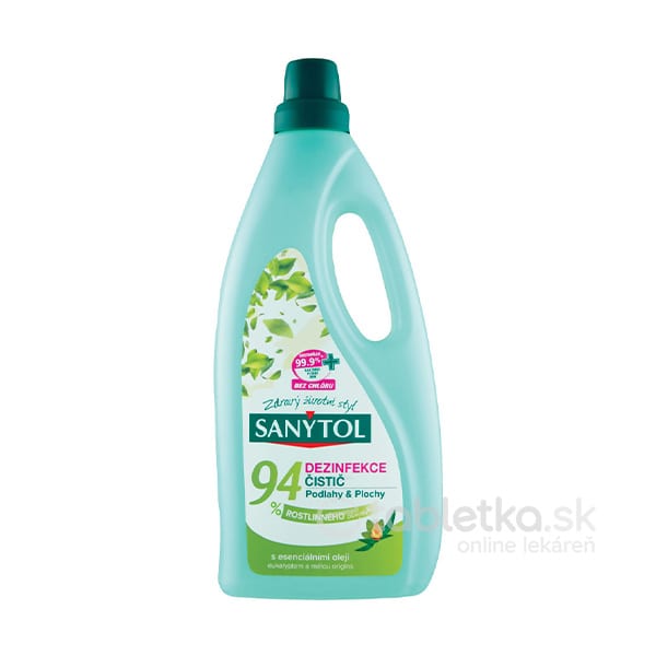 E-shop Sanytol dezinfekcia 94% rastlinného pôvodu podlahy a plochy 1l