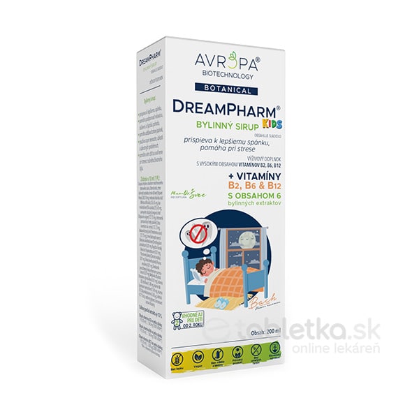 AVROPA DreamPharm KIDS bylinný sirup 200ml