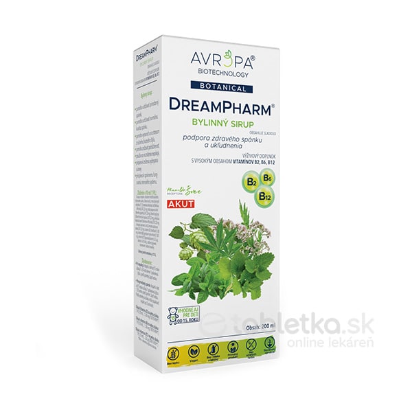 AVROPA DreamPharm bylinný sirup 200ml