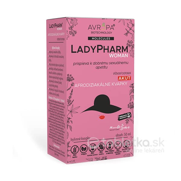 E-shop AVROPA LadyPharm bylinné kvapky 50ml