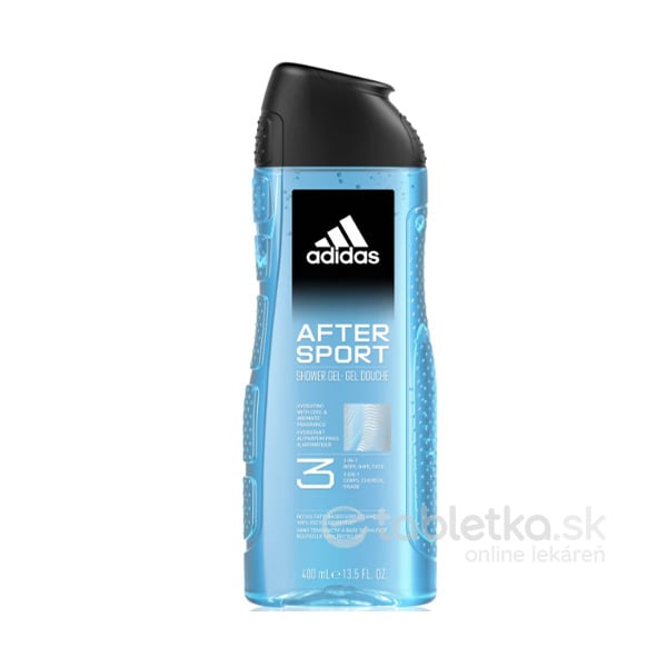 E-shop Adidas Men After sport sprchový gél 3v1, 400ml