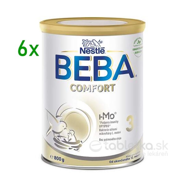 BEBA COMFORT 3 HM-O mliečna výživa 6x800g