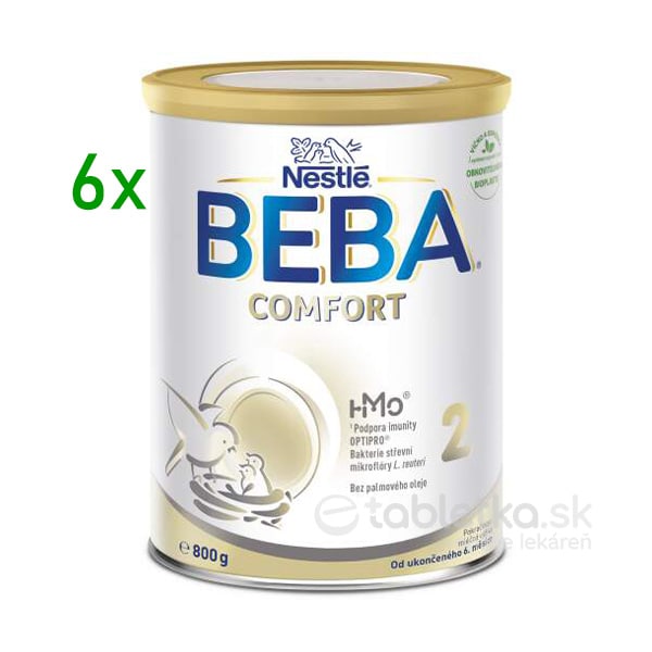 BEBA COMFORT 2 HM-O následná výživa dojčiat 6x800g