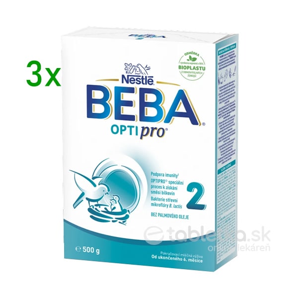 E-shop BEBA OPTIPRO 2 mliečna výživa 3x500g