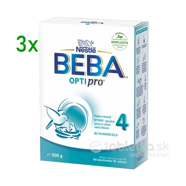 E-shop BEBA OPTIPRO 4 mliečna výživa 3x500g