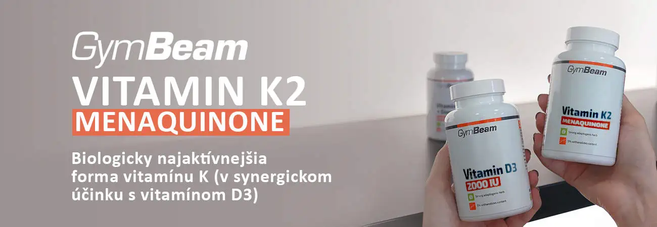 Biologicky najaktívnejšia forma vitamínu K v doplnku GymBeam