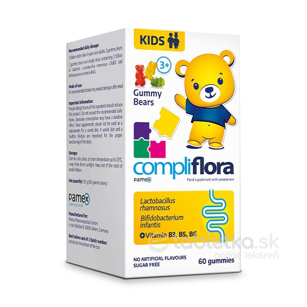 E-shop Compliflora KIDS želatínové medvedíky 60ks