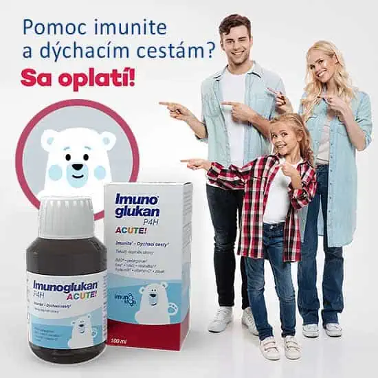 Imunoglukan P4H Acute sirup - pomoc pre imunitu a dýchacie cesty