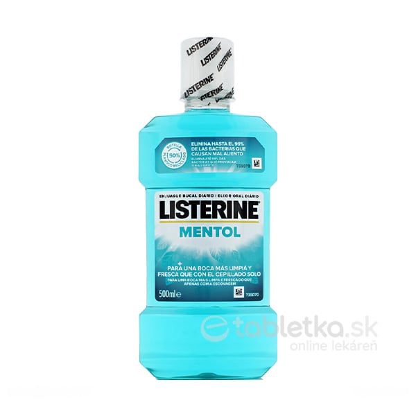 Listerine ústna voda Mentol 500ml