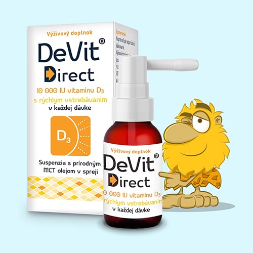 Užívajte doplnok DeVit Direct správne