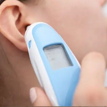 meranie teploty v uchu