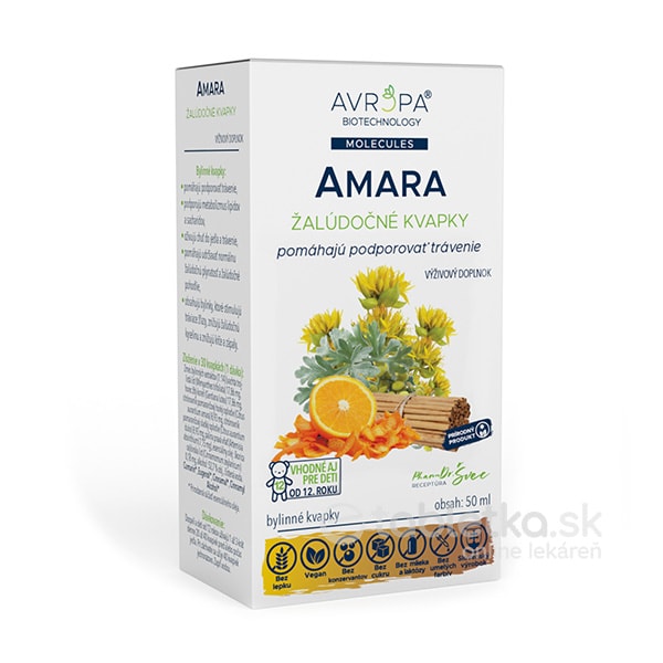 E-shop AVROPA Amara žalúdočné bylinné kvapky 50ml