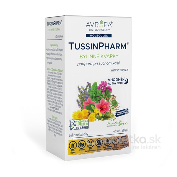 AVROPA TussinPharm bylinné kvapky 50ml