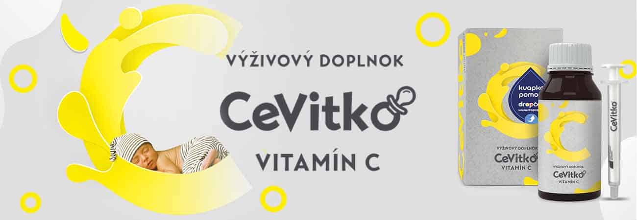 CeVitko sirup - výživový doplnok s obsahom vitamínu C pre deti