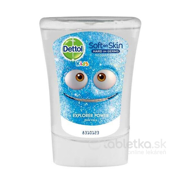 E-shop Dettol Kids tekuté mydlo - náplň do bezdotykového dávkovača Dobrodruh 250ml