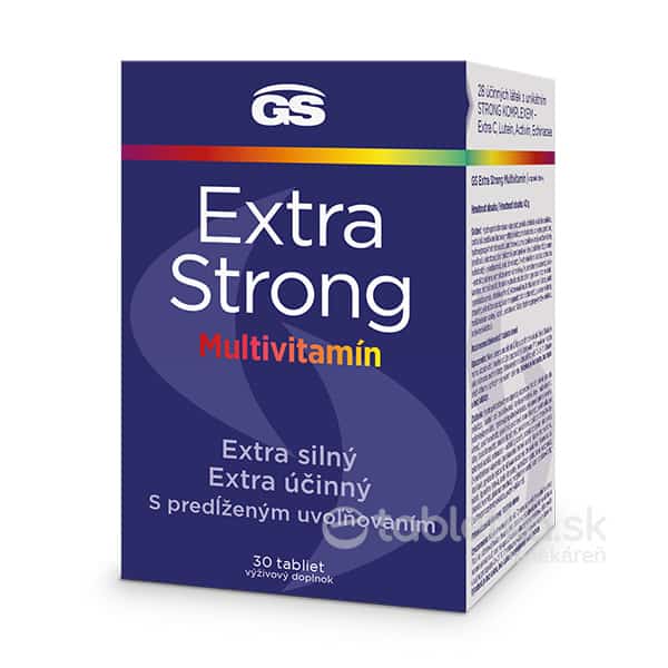 E-shop GS Extra Strong Multivitamín 30 tabliet