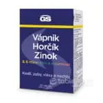 GS Vápnik, Horčík, Zinok 30 tabliet