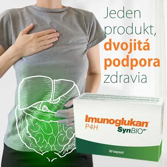 Imunoglukan P4H SynBIO D+ = jeden produkt s dvojitou podporou zdravia