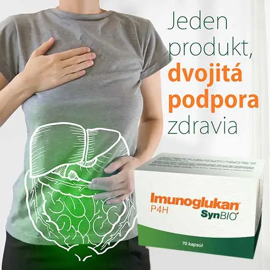 Imunoglukan P4H SynBIO - jeden produkt, dvojitá podpora zdravia