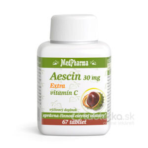 MedPharma Aescin 30mg Extra vitamín C 67tbl