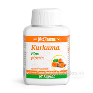 MedPharma Kurkuma Plus piperín 67cps