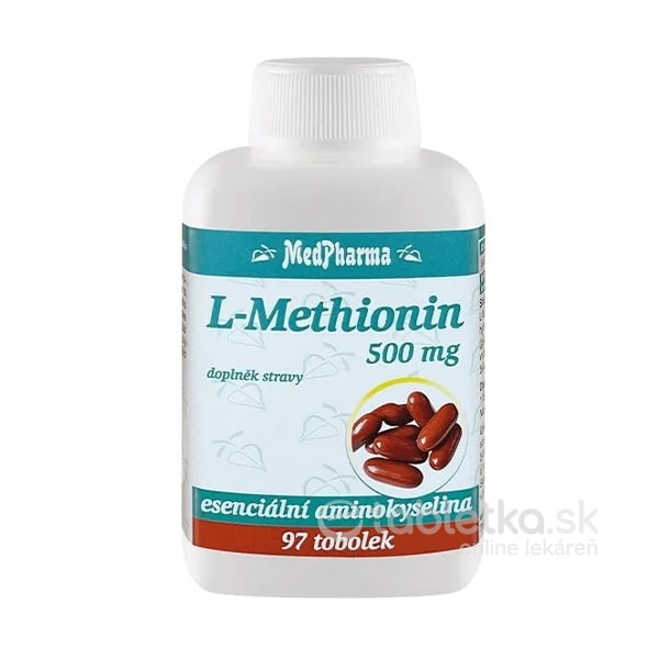 E-shop MedPharma L-Methionin 500mg 97cps