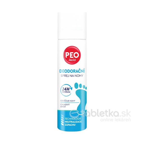 E-shop PEO Astrid Deodoračný sprej na nohy 150ml