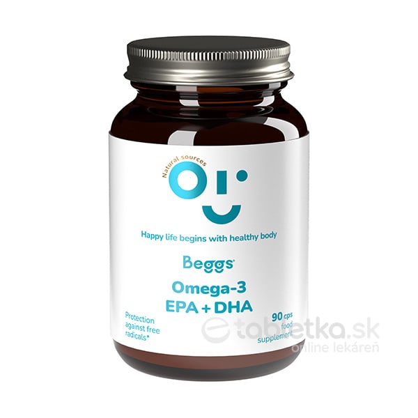 E-shop Beggs Omega-3, EPA+DHA 90 kapsúl
