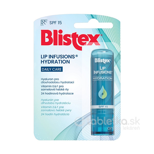 Blistex LIP INFUSIONS HYDRATION SPF15 balzam na pery 3,7g